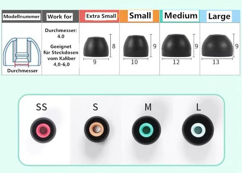 4 Pairs Ear Tips for Sony TrueWireless Earbuds - New Sony XM5, WF-1000XM5, WF-1000XM4, WF-1000XM3, WF-XB700, Ultimate Comfort | Unshakeable Fit | ...